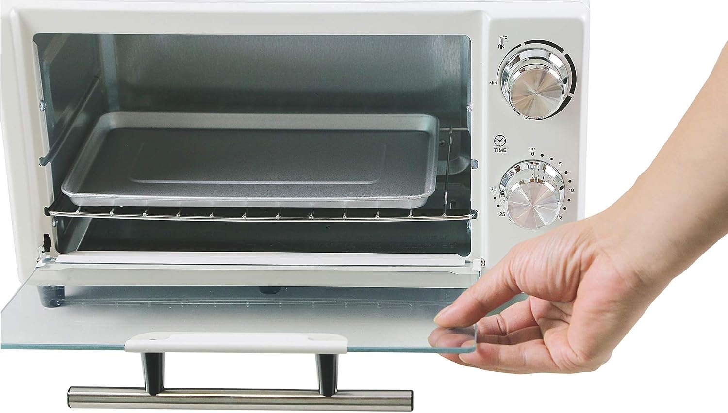 Kooper Arizona 11 - Forno elettrico, 11 L, 650W, Bianco/Grigio, 36 X 22 X  21 cm : Amazon.it: Casa e cucina
