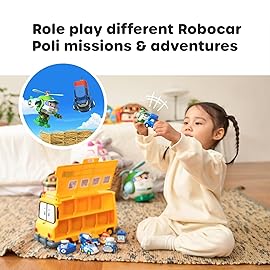 Robocar Poli TRACKY Die-Cast Car Toys Figures Collection - Toddlers STEM Preschool Learning, Birthday & Party Gift for Boys & Girls Ages 1+