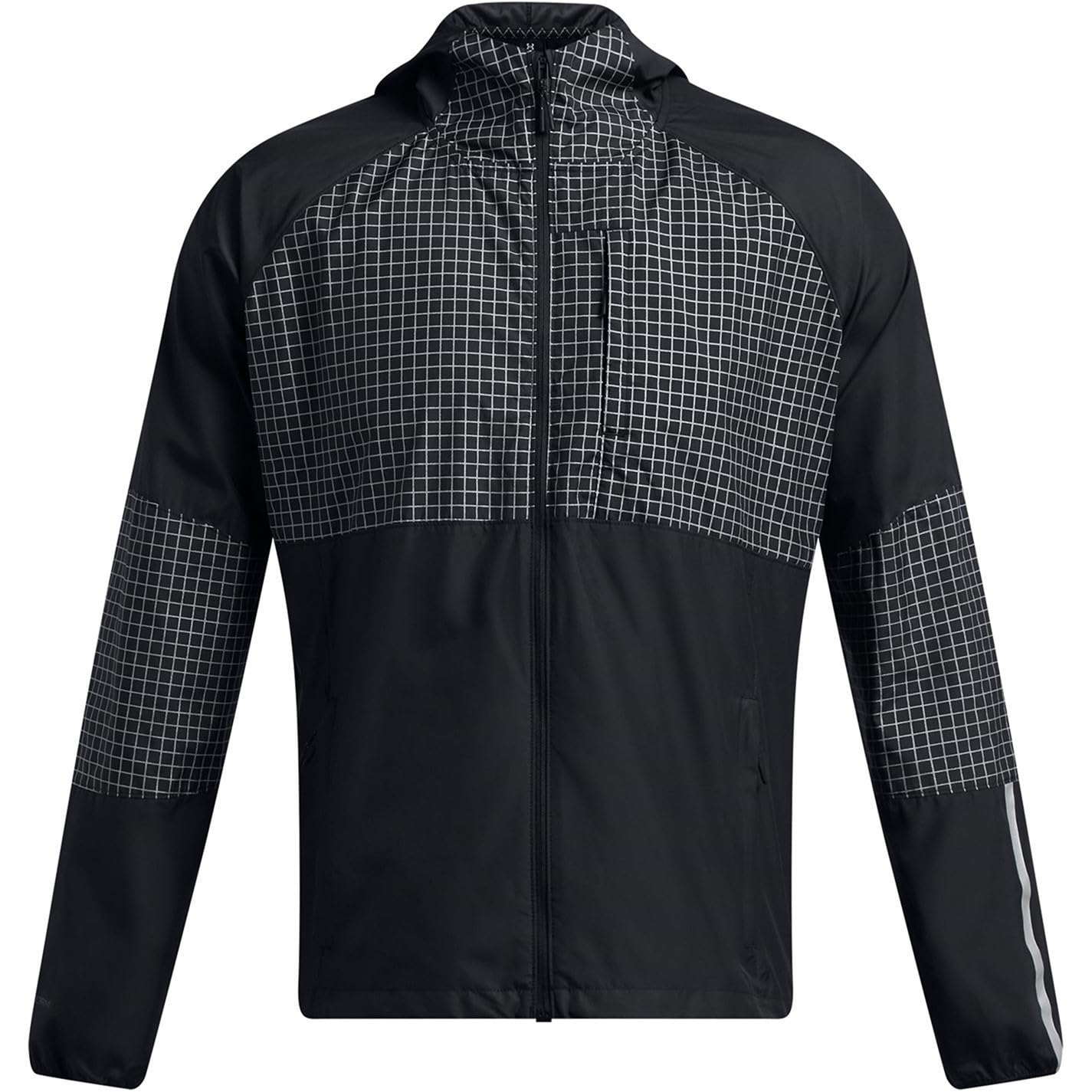Under Armour Men's Black Ua Launch Elite Cw Jacket Running M