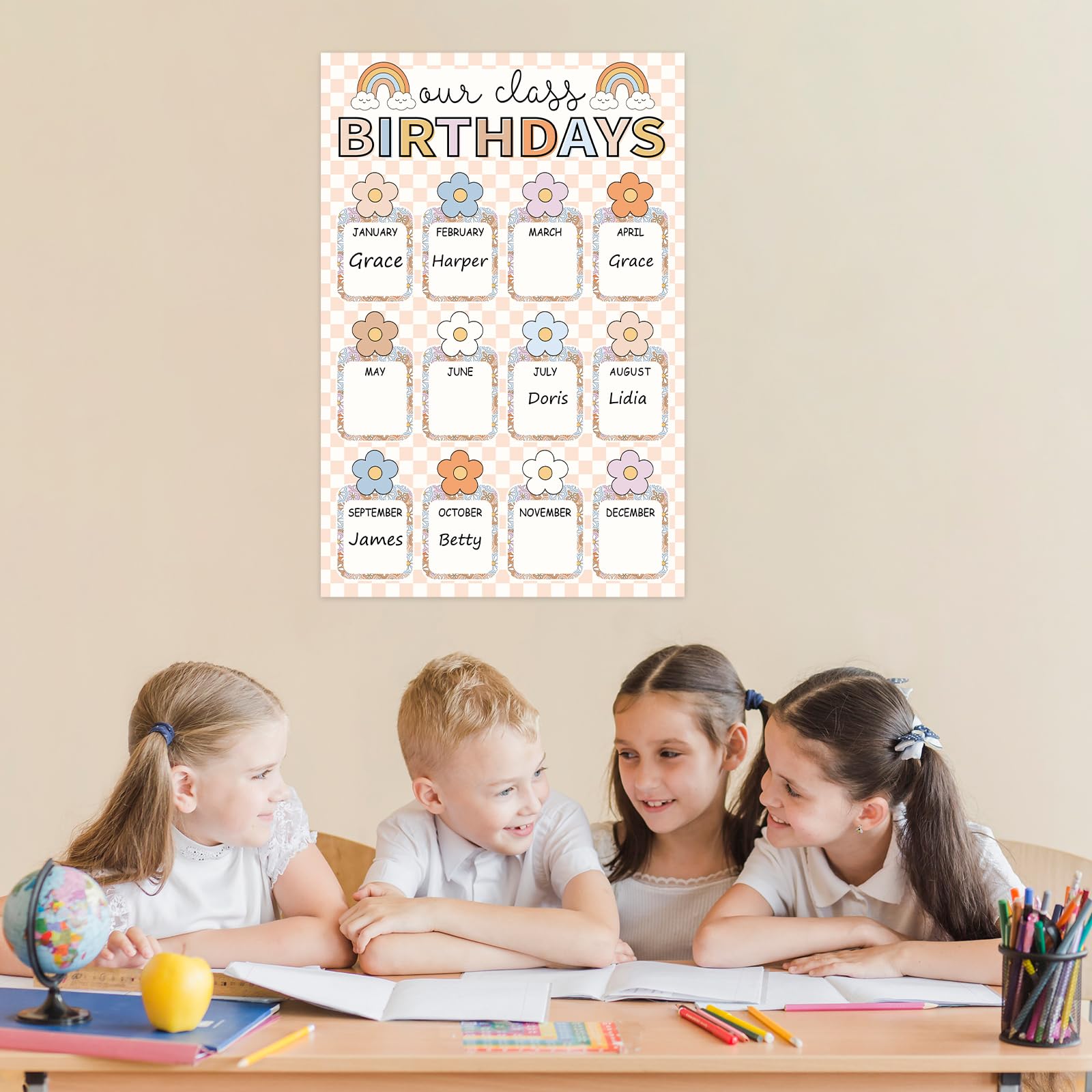 amazon-com-whaline-happy-birthday-chart-poster-pastel-boho-flower-birthday-chart-calendars-colorful-plaid-birthday-poster-decoration-for-bulletin-board-chalkboard-wall-decor-11-x-16-5-inch-office-products for Free Printable Birthday Poster For Classroom Amazon.com: Whaline Happy Birthday Chart Poster Pastel Boho Flower Birthday Chart Calendars Colorful Plaid Birthday Poster Decoration for Bulletin Board Chalkboard Wall Decor, 11 x 16.5 Inch : Office Products for Free Printable Birthday Poster For Classroom