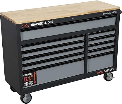 52 in. W 9-Drawer