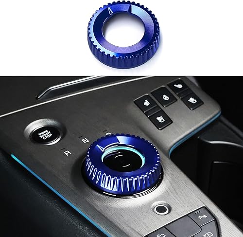 Miniatura 3 de YOUTOOCAR Cubierta de perilla de control de engranajes de aleación de aluminio compatible con accesorios Kia Sportage 2023-2025 (azul)