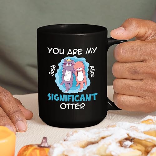 Miniatura 10 de Tazas personalizadas con nombres de pareja, regalo para marido y esposa, I Met You I Liked You I Love You I Keeping You Forever Your Cups, Taza de