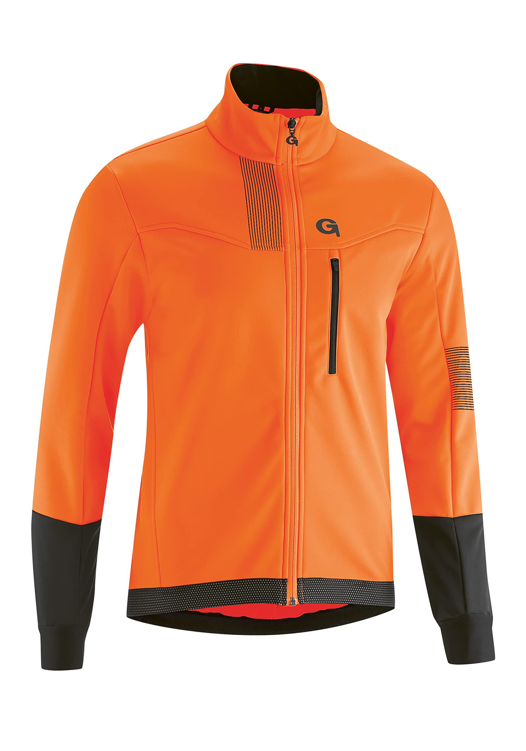Gonso Valaff, Men's cycling jacket, Water-repellent softshell jacket, Windproof, G-Shell for optimum thermal insulation, Close fit, PFC-free