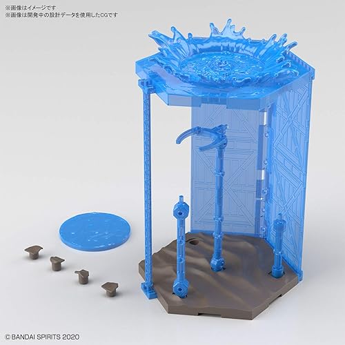 Miniatura 3 de Bandai Hobby - Misiones de 30 minutos - Base de escena personalizada #05 (versión Waterfield), Bandai Spirits 30MM 1/144 Model Kit Base