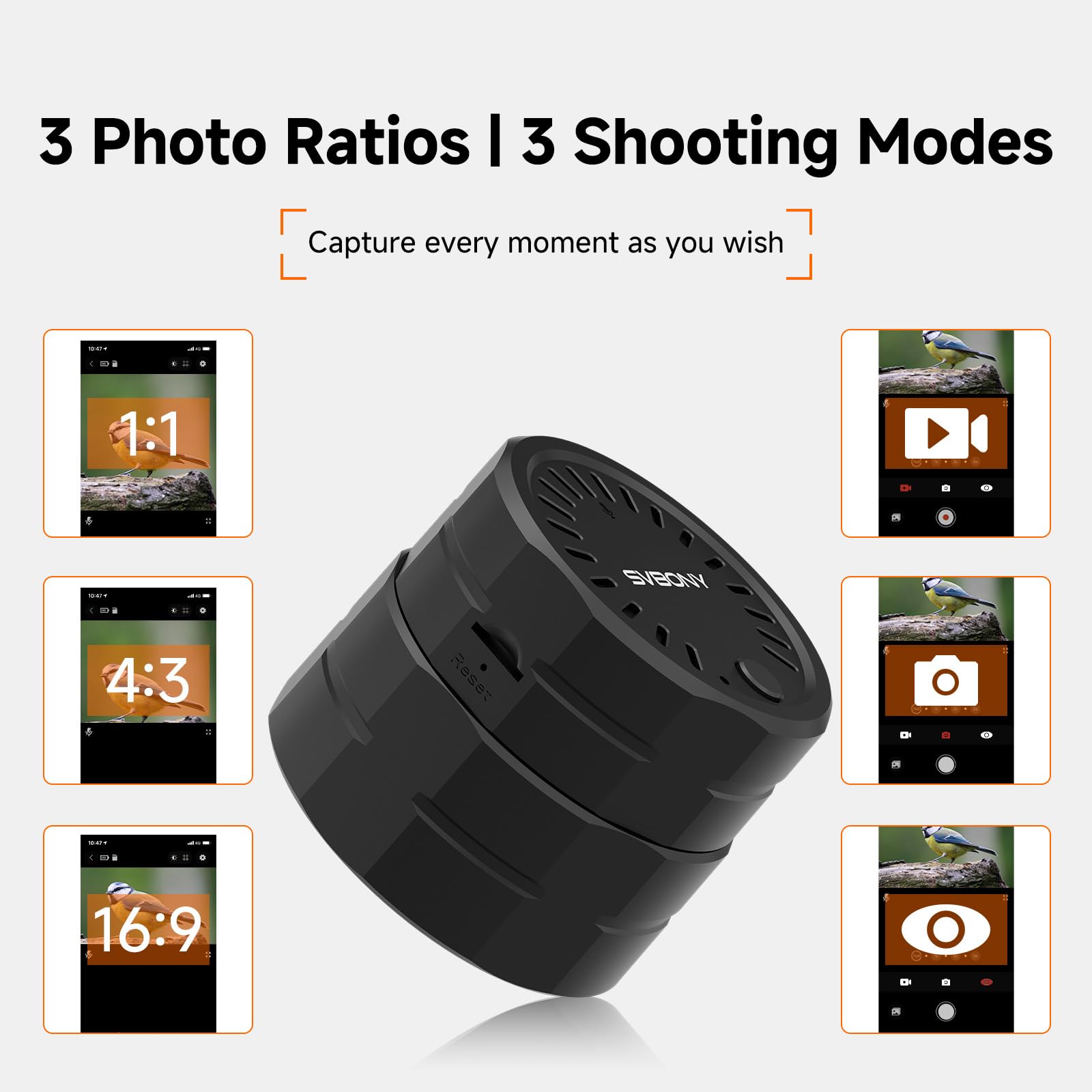 SVBONY Upgraded SV202 8x32 ED Binocular, Binoculars