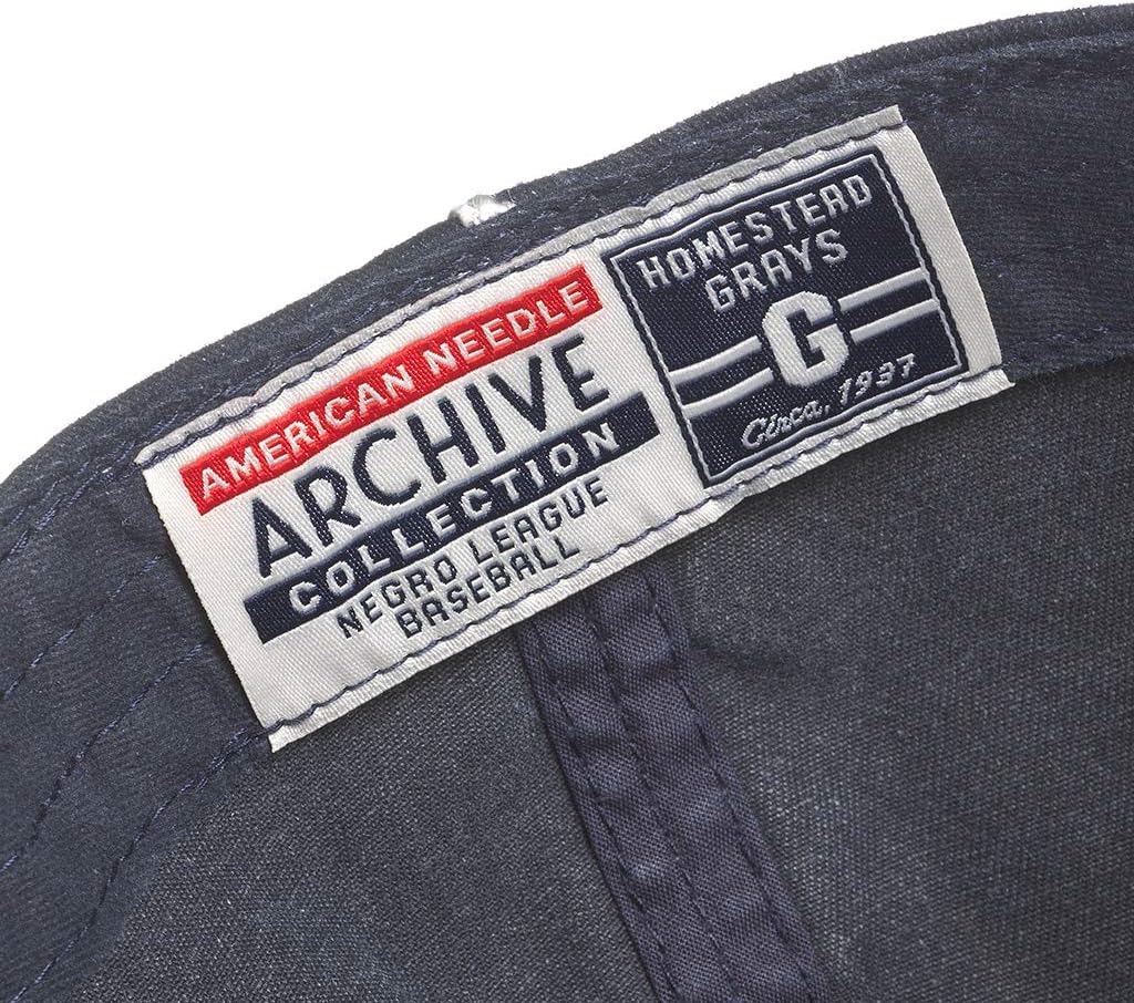 AMERICAN NEEDLE Historic Negro League Team Archive Baseball Cap Adjustable Buckle Strap Dad Hat - Image 2