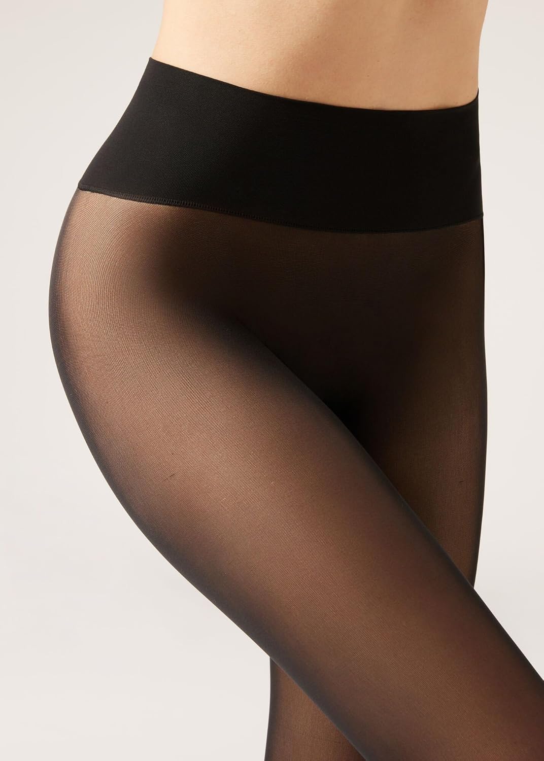 CALZEDONIA Woman's Semi-Opaque Matte Invisible 30 Denier Tights - Image 4