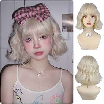 MeruMeruウェーブウィッグ Amazon.co.jp: Airimori ウィッグ ウェーブボブ ショート フル