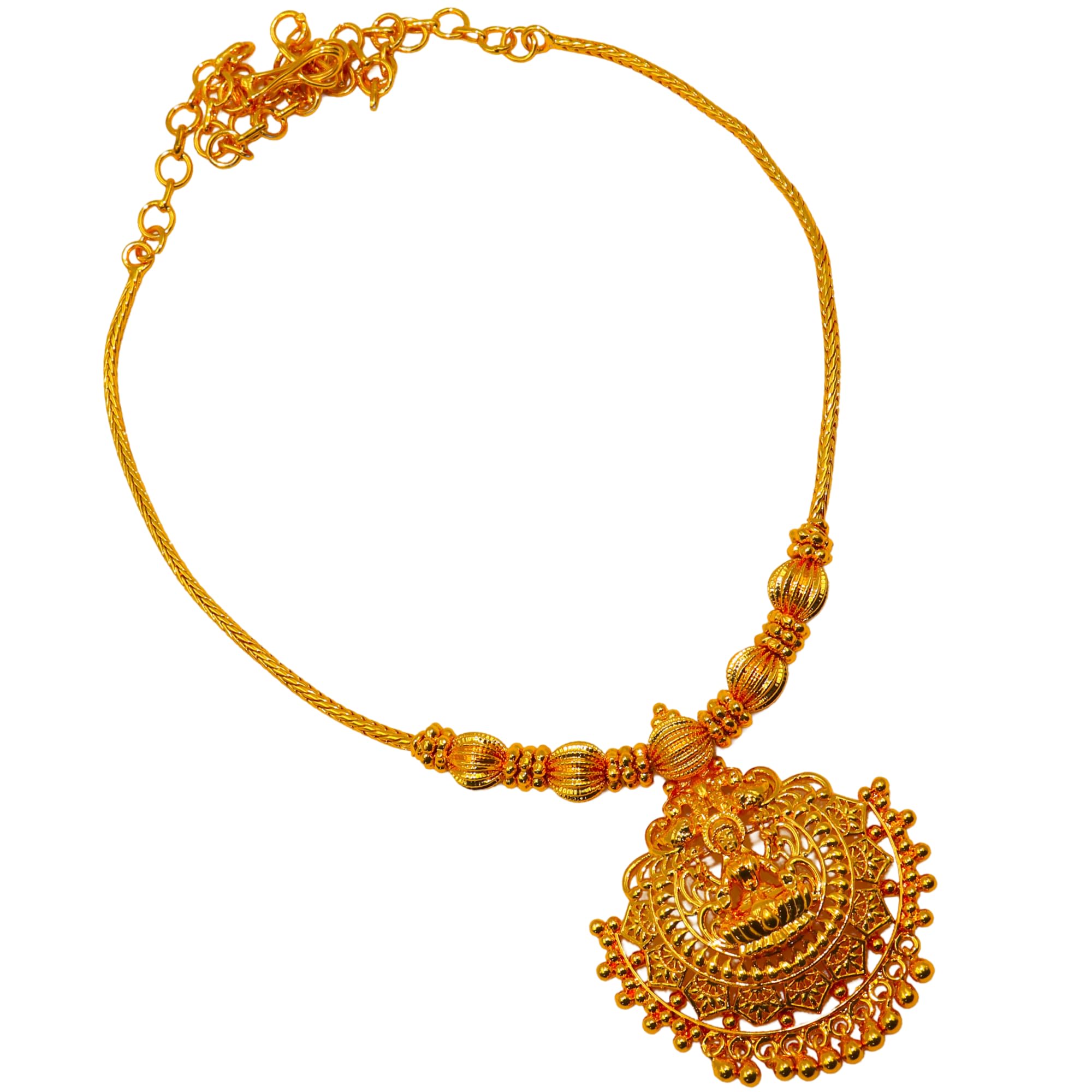 AHR FASHION one gram gold plated lakshmi kodi necklace for women (B0D97PG6DP) Amazon Price History, Amazon Price Tracker