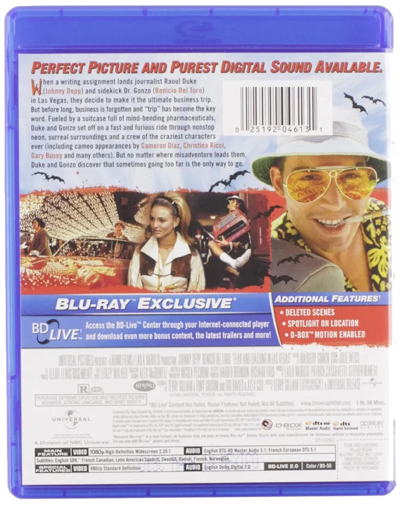 ミュージック Fear,and Loathing in Las Vegas Blu-ray 71kZZqdD57L._UF1000,