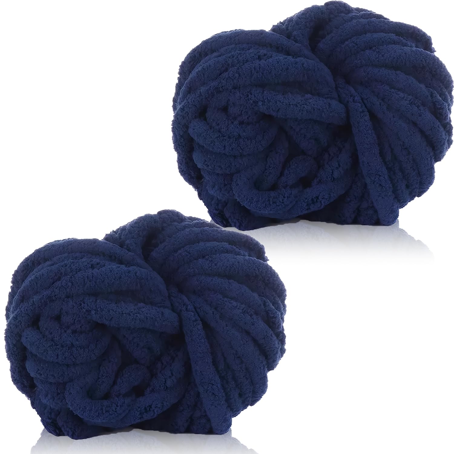 Chunky Knitting Wool 250g×2,Chenille Yarn for Crocheting&Knitting,Chunky Yarn for Crochet,Thick Wool for Blanket,Cushion,Pet Beds,Bags,Hats,Scarves