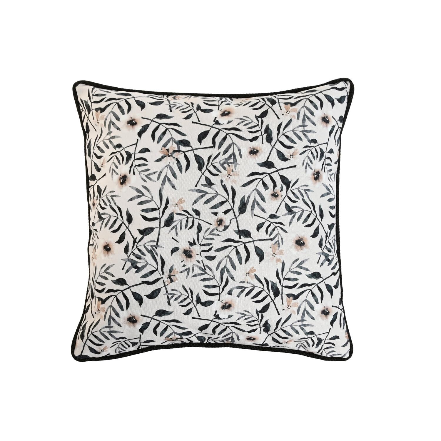 Coussin polyester coton 45x15x45 cm 420g imprimé pour salon et chambre