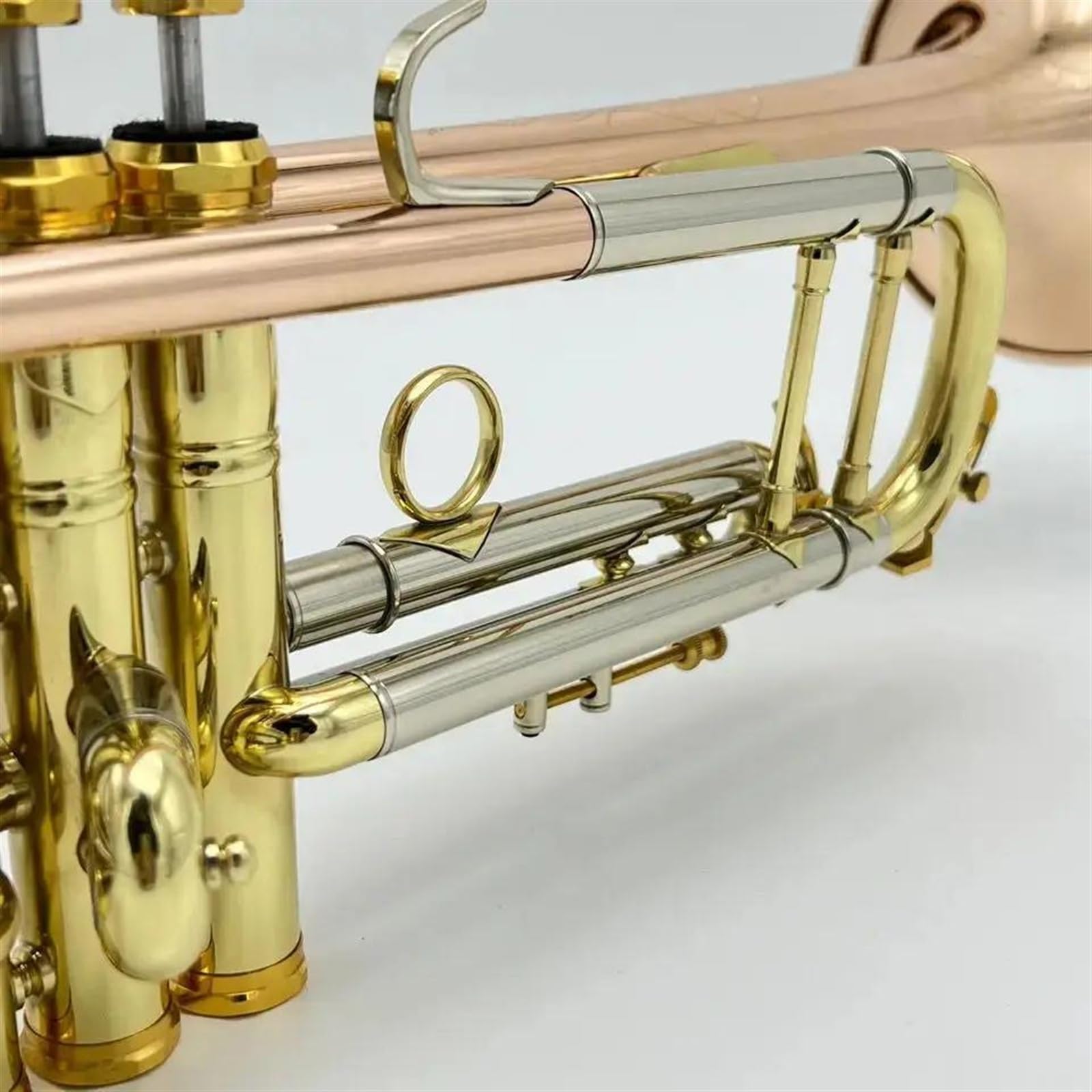 Standard Trąbka Instrument Trąbkowy Z Brązu Fosforowego B-key Trąbka Stal Nierdzewna Standardy Timbr