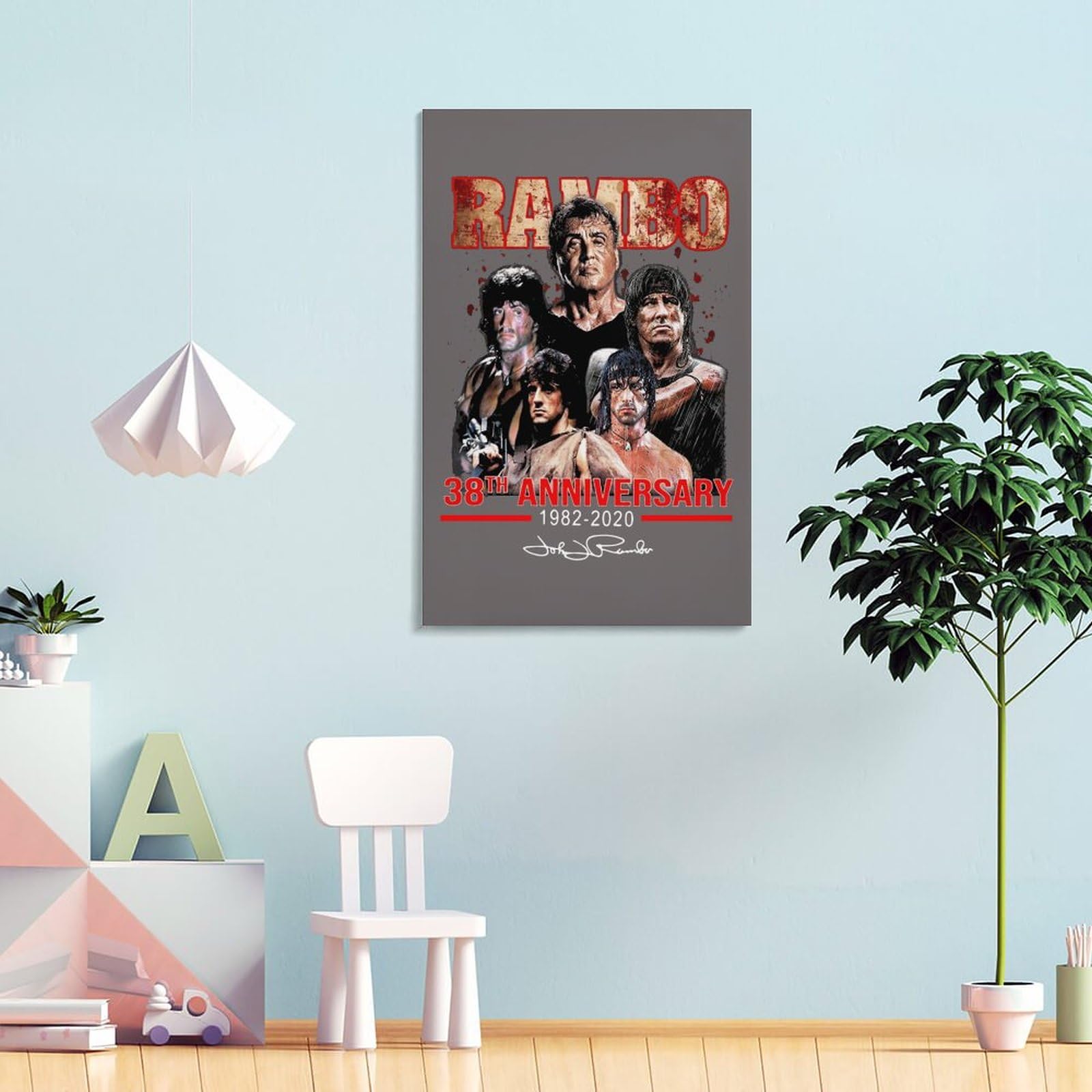 Amazon.co.jp: アートパネル 装飾画 ランボー 38th Anniversary アート