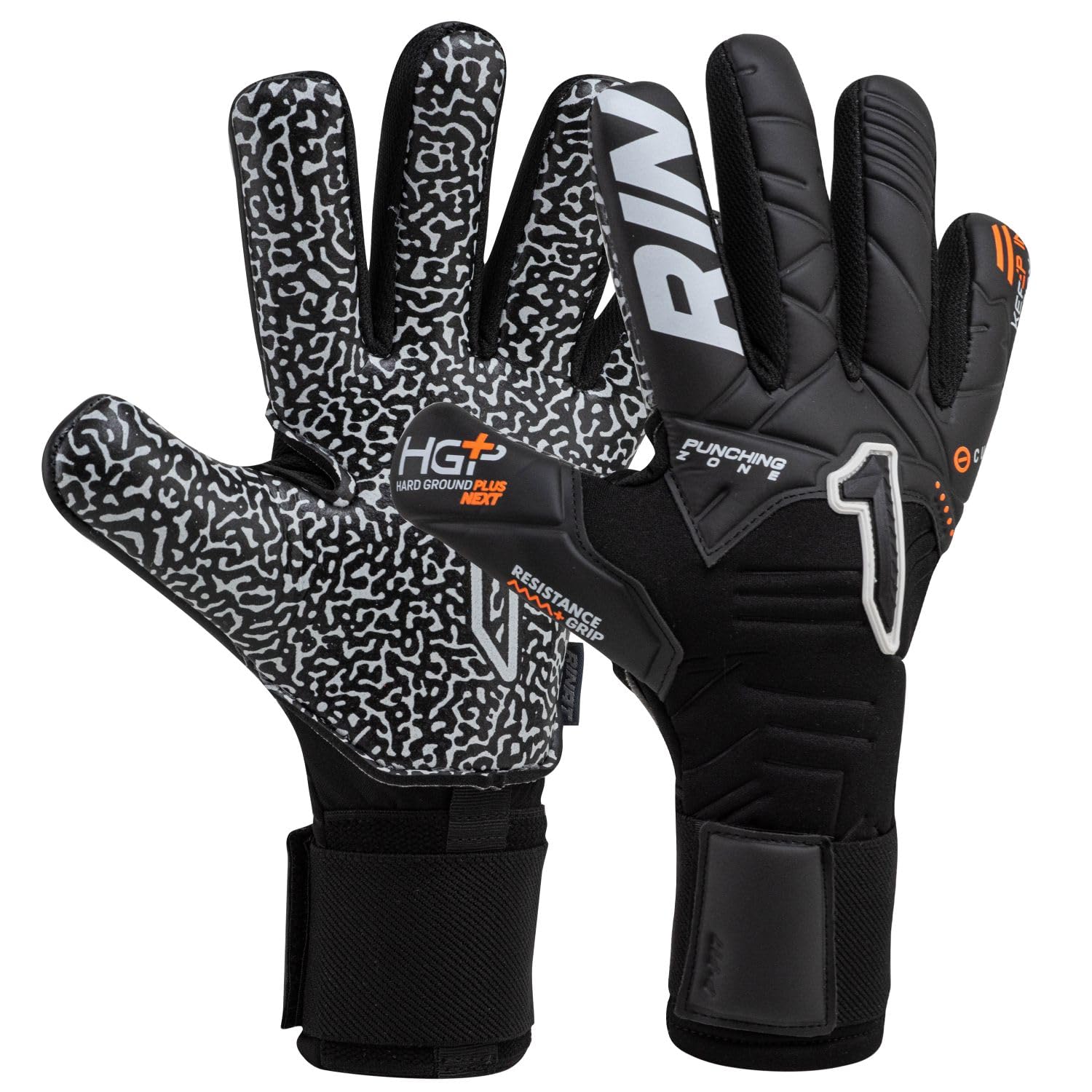 Rinat Kratos-Prime Goalkeeper Gloves – Super Softy XP Latex | Negative Cut | Impact-Absorbing | Adjustable Strap | Elastic Wristband | Breathable & Durable