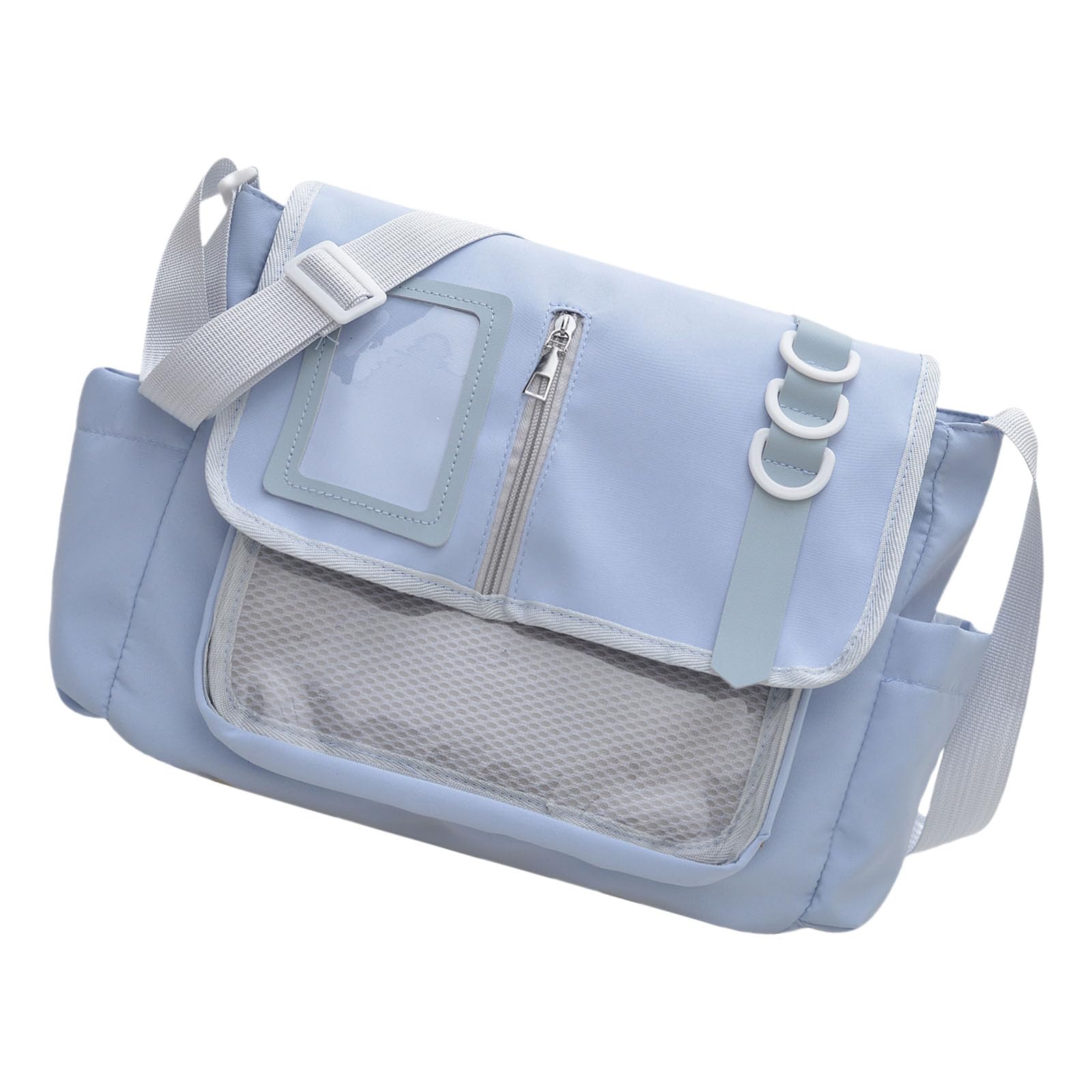 Elnwnnkc Crossbody Bag for Pin Display Lovely Itabag Japanese Styles Shoulder Bag Messengers Fashion School Casual Crossbody
