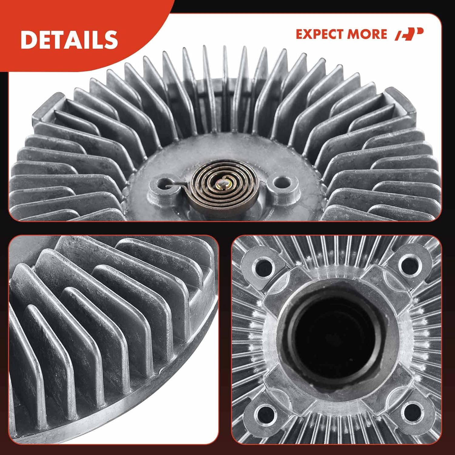 A-Premium Engine Cooling Fan Clutch Replacement for Dodge Ram 1500 2003-2004 Ram 2500 3500 2003-2008 V8 5.7L OHV