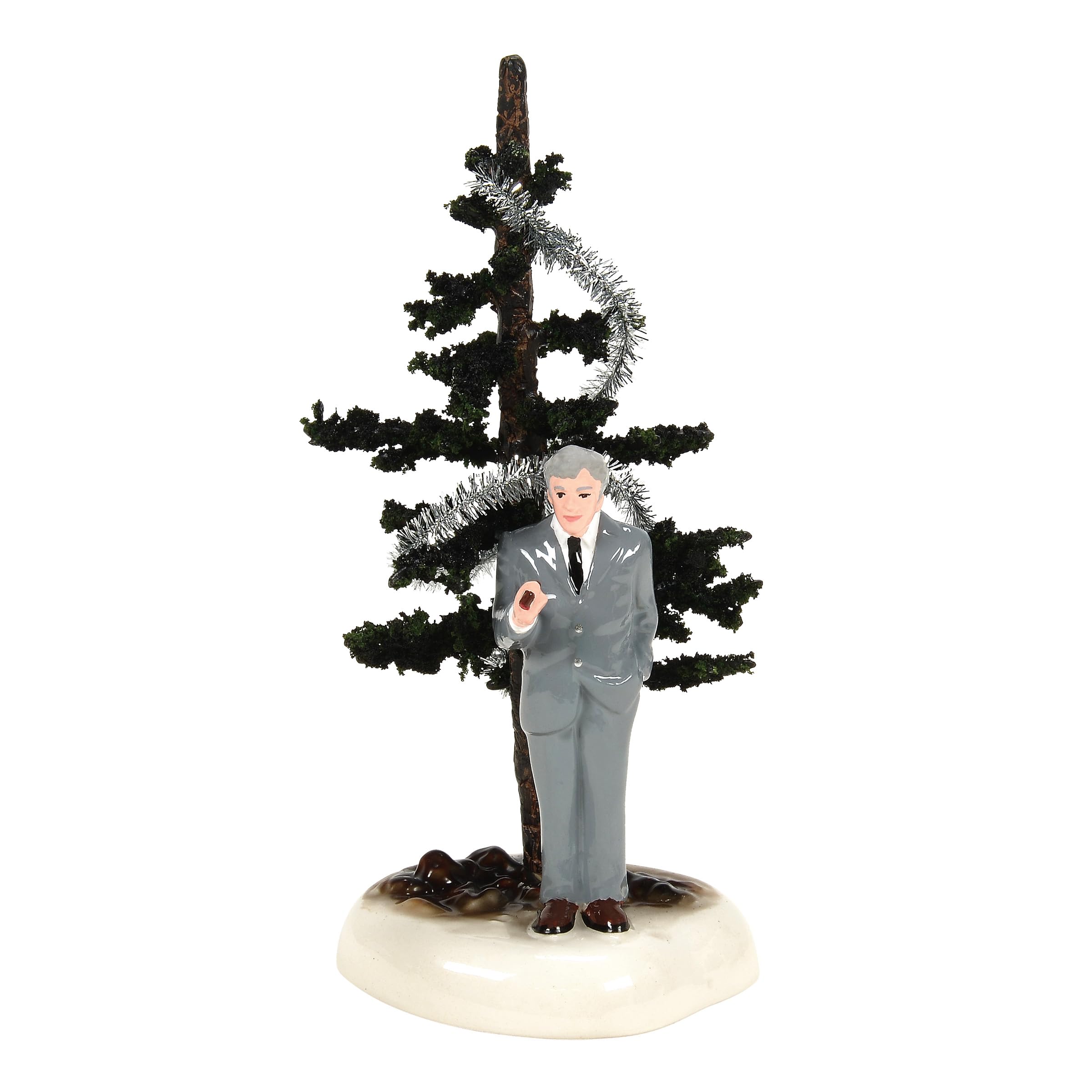 Department 56 Original Snow Village National Lampoon's Christmas Vacation Onkel Lewis Ugly Tree Figur, 17 cm, mehrfarbig