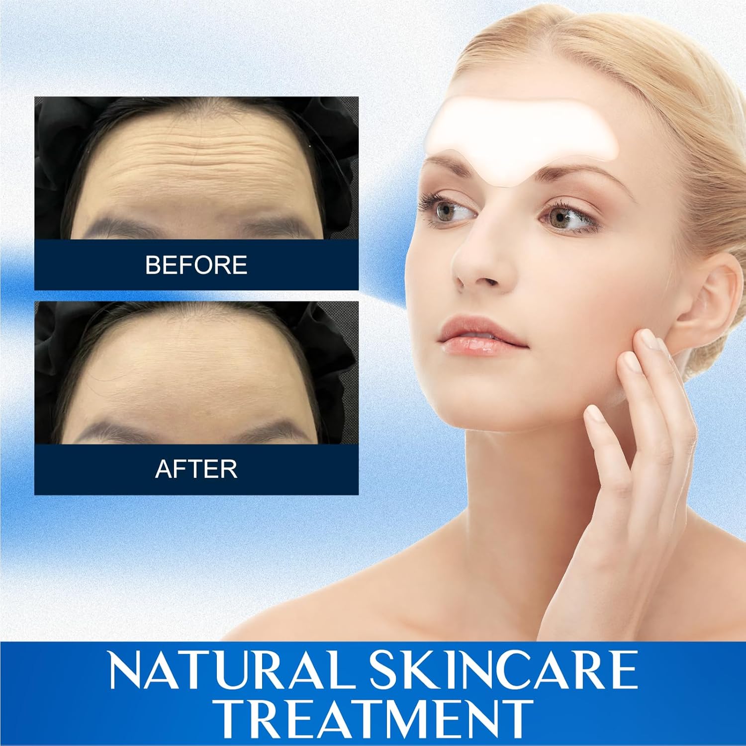 Forehead Wrinkle Patches Overnight 16 pcs with Collagen, Anti Wrinkle Patches, Forehead Wrinkles Beauty Treatment - Image 7