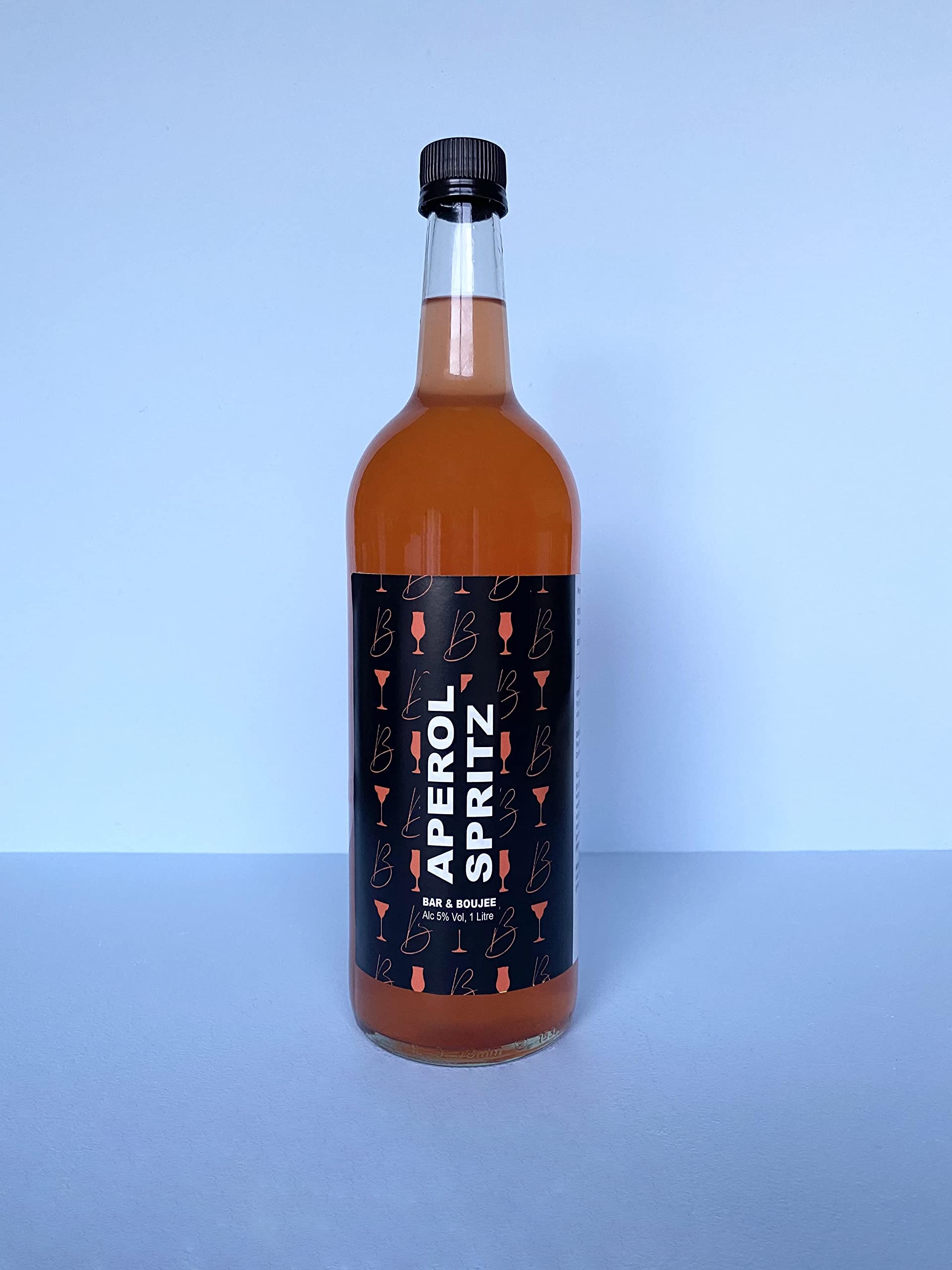 Bar and Boujee, Premium Ready-to-Drink, Handcrafted Cocktail, 1 Litres, with 50 Flavours Available (Peach Punch)