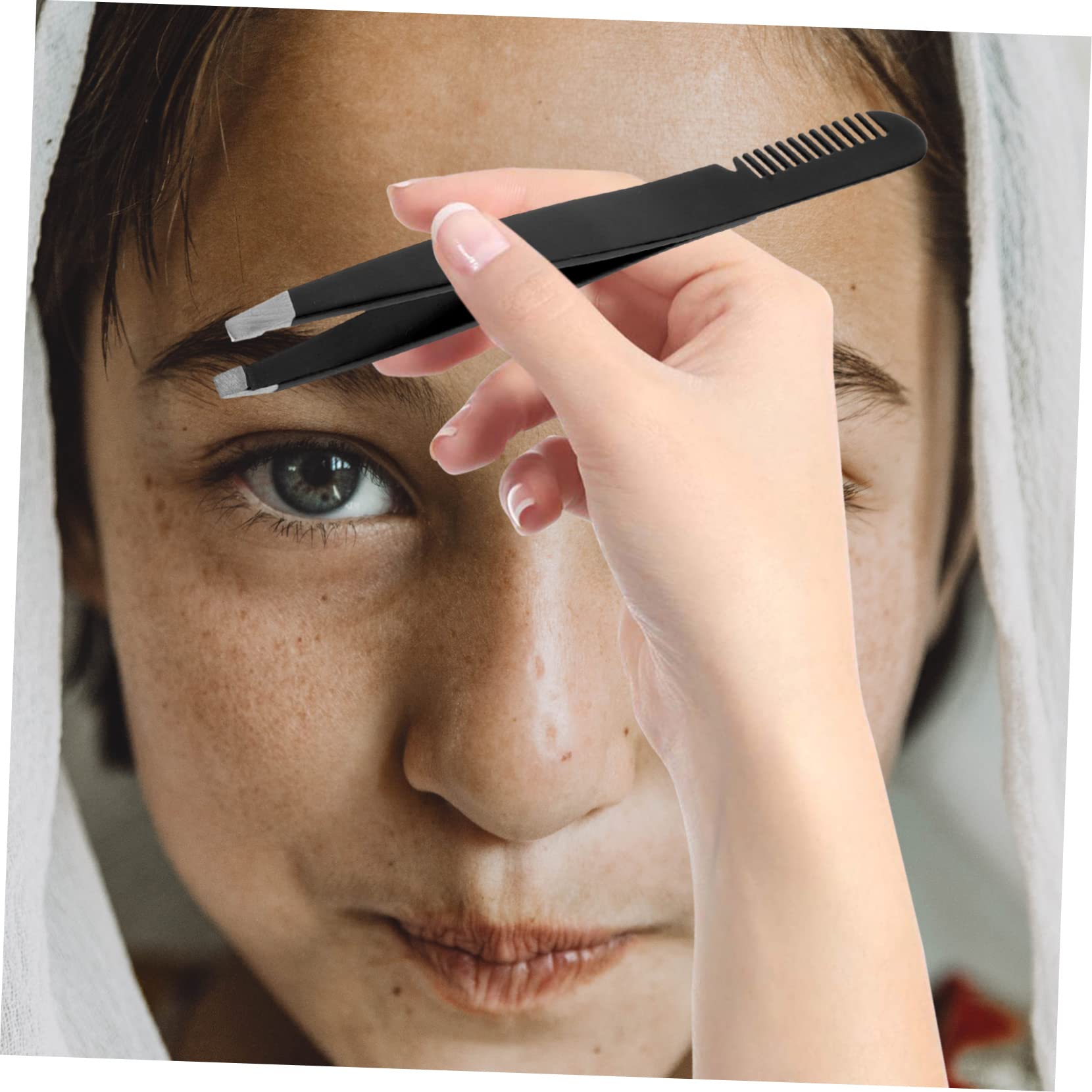 Mipcase 20pezzi Pinzette Per Sopracciglia Inossidabile Professionale Per Donne Design Elegante e Facile Da Pulire Per Rimuovere Sottocutanei e Trucco