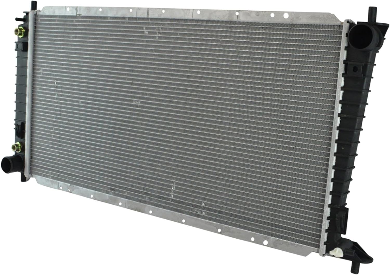 Radiator Aluminum Core 1 Row Compatible with 1997-1998 Ford F-150 4.2L V6 1997-1998 F-150 4.6L V8 1997-1998 Expedition 4.6L V8 1997-1998 F-250 4.6L V8