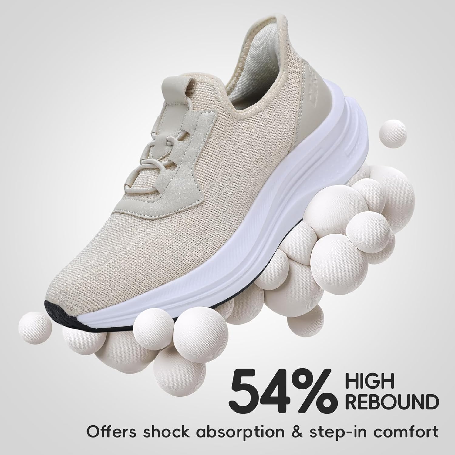 Womens Slip On Sneakers Walking Running Tennis Shoes Lightweight Casual Sneakers for Gym Travel Work - Image 4
