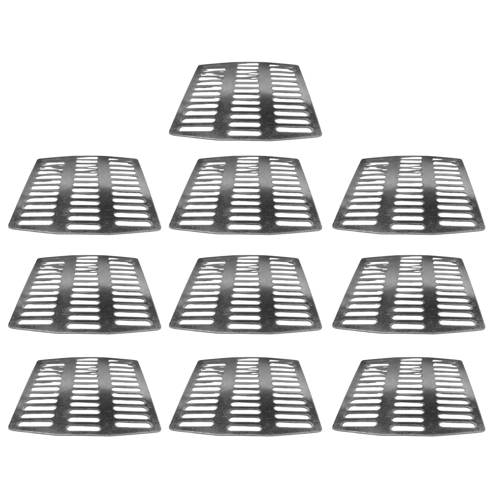 Kokdid Multicolor 10Pcs Stainless Steel Weep Hole Covers Brick Weep Hole Inserts Replacement Wall Cracks Inserts For Building Wall Water Flows For Brick Ventilation