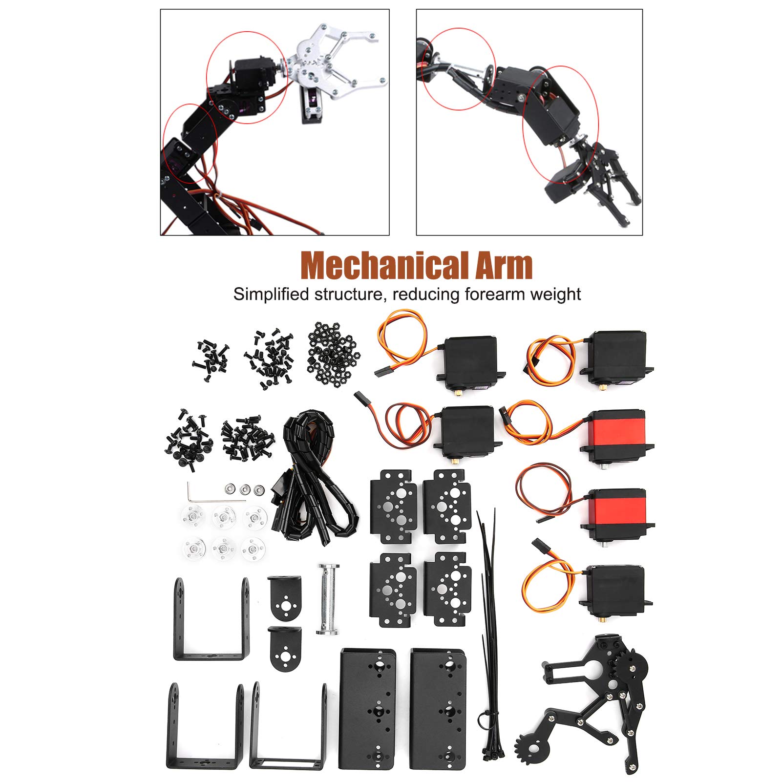 Mechaniczne mocowanie ramienia łatwe elastyczne miękkie akcesoria do robota 4264 zestaw montażowy DIY dla producenta edukacji uniwersyteckiej zestaw edukacyjny
