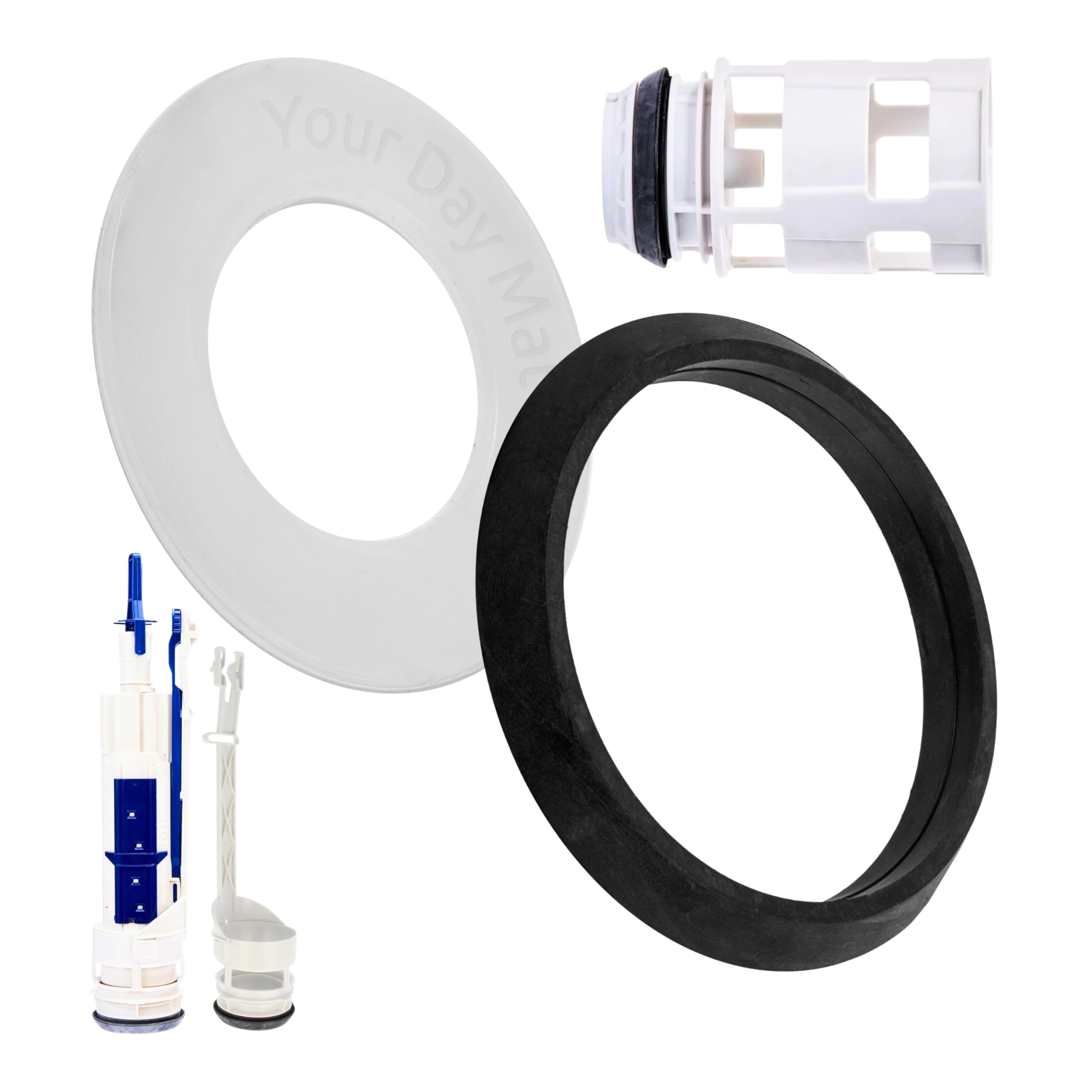 Bassin and Lifter Bell Seal Set, 2 Pack, Replacement for Item No.  244.244.00.1, 826.614, 241.868.00.1, 883.360, Compatible with Geberit Type  212 Flush Valve, Flat Seal Basin Sealing Ring UP Cistern : Amazon.sg:  Automotive