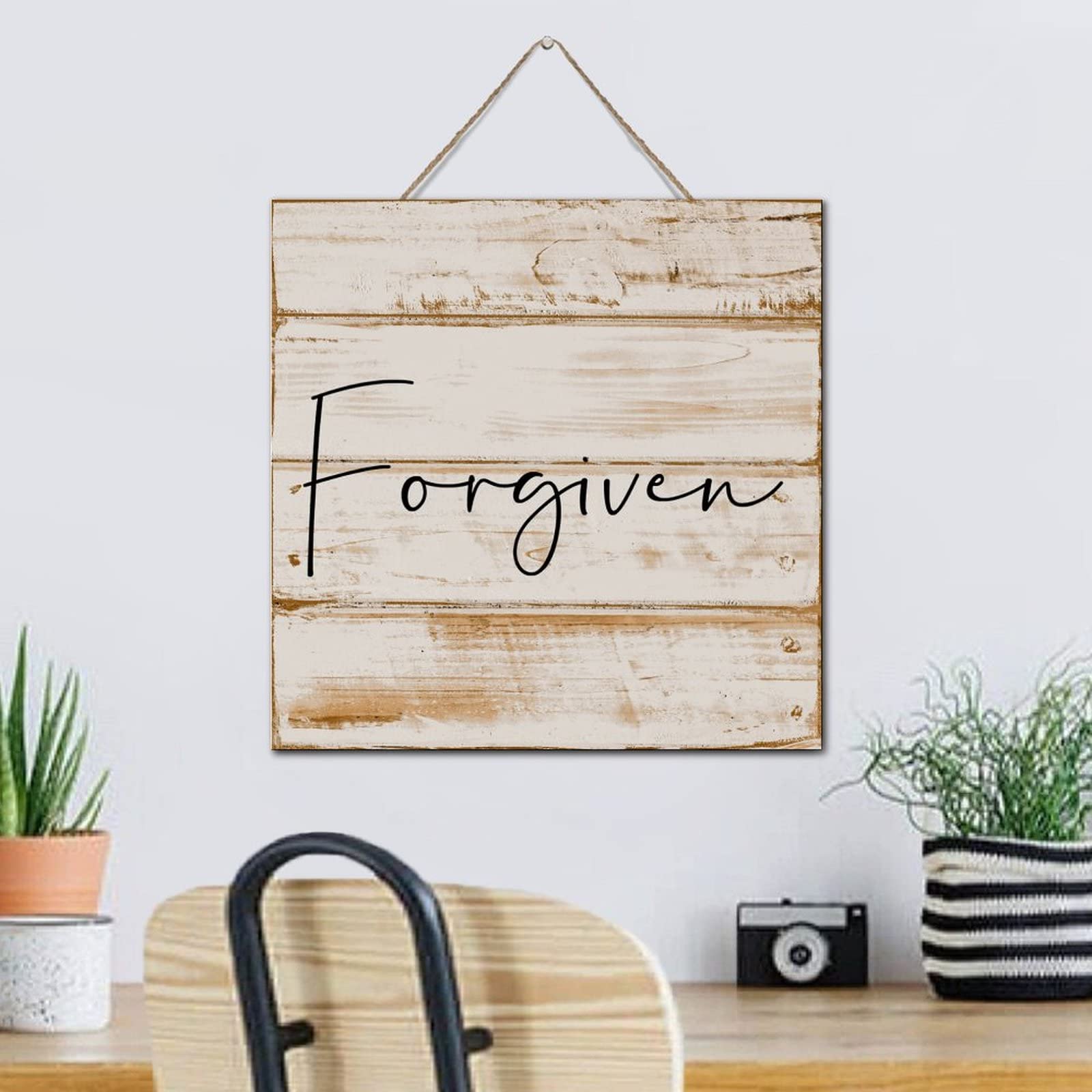 Targa In Legno Personalizzata Con Testo A Scelta - Decorazione Da Parete, Regalo Per Famiglia