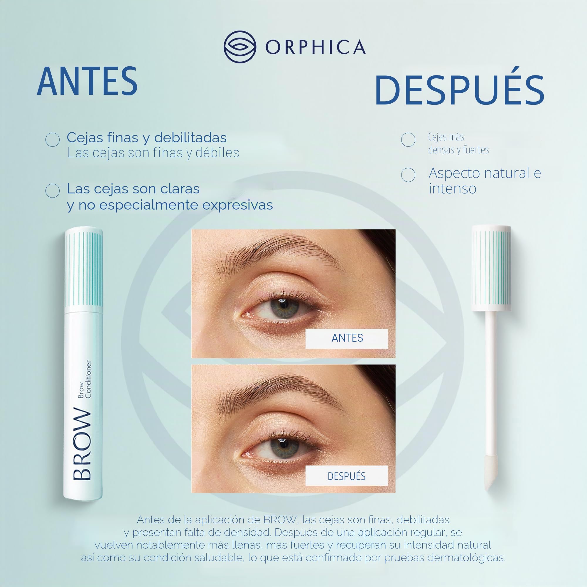 Orphica Realash & Brow Set – Acondicionador Fortalecedor de Cejas 4 ml + Acondicionador Alargador y Densificador de Pestañas 3 ml