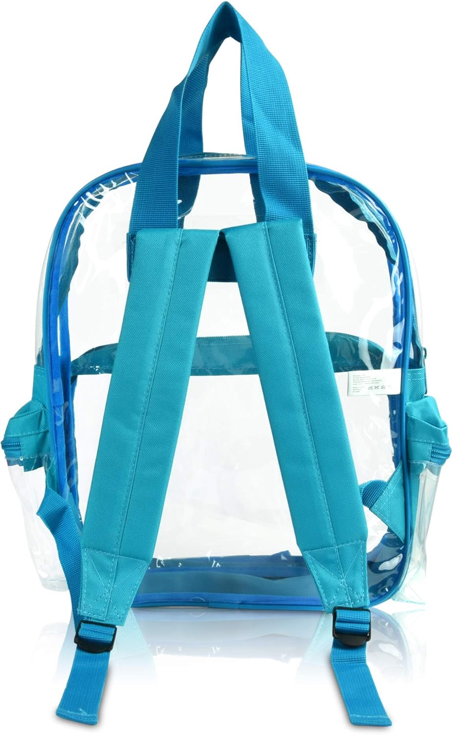 DALIX Wholesale Clear Backpacks Small Book Bags 50 Pc in Teal