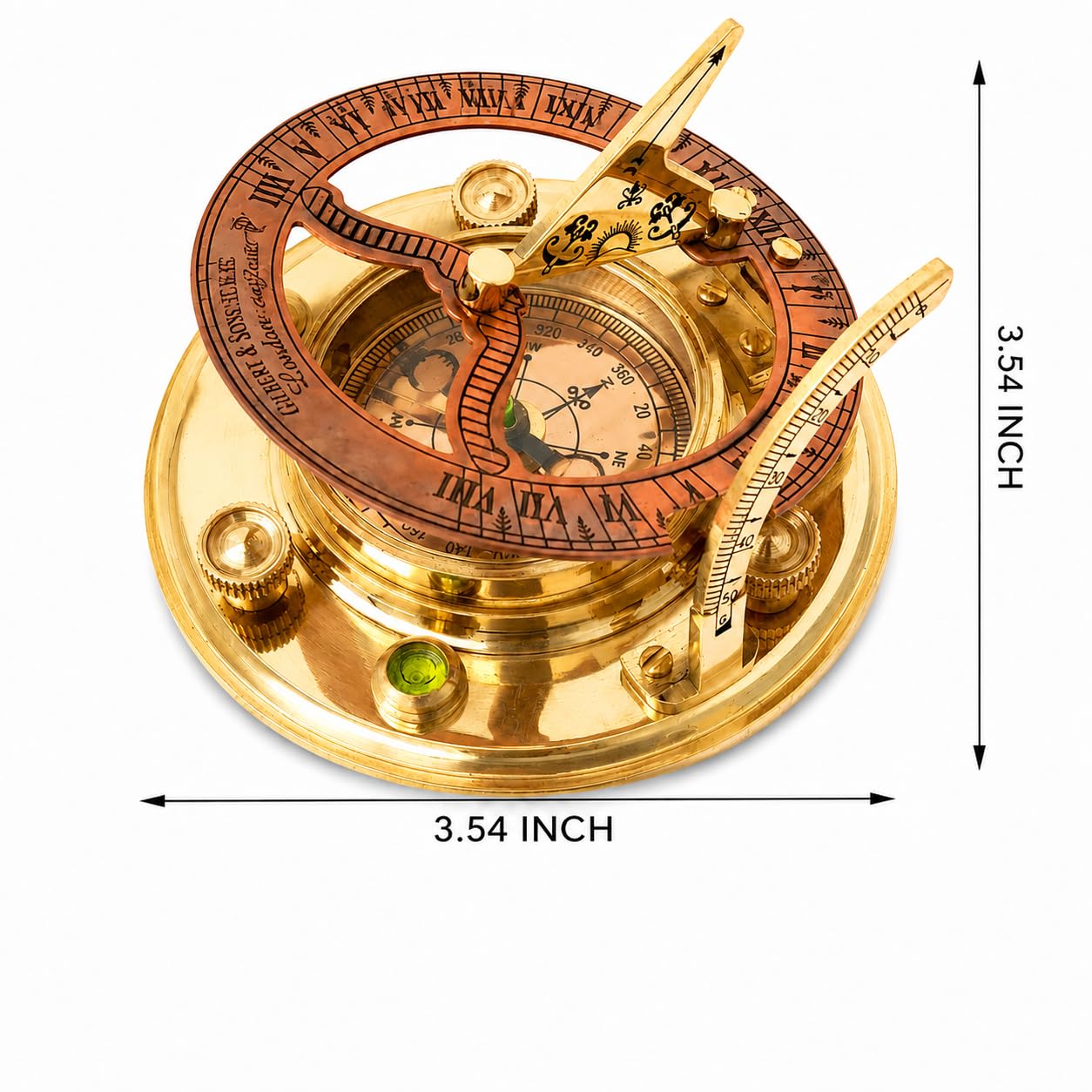 « Royal Telescope London Canne de marche en bois noir brillant antique avec accents dorés de luxe – Thème victorien – Fait à la main – Décoration tendance pour collectionneurs »