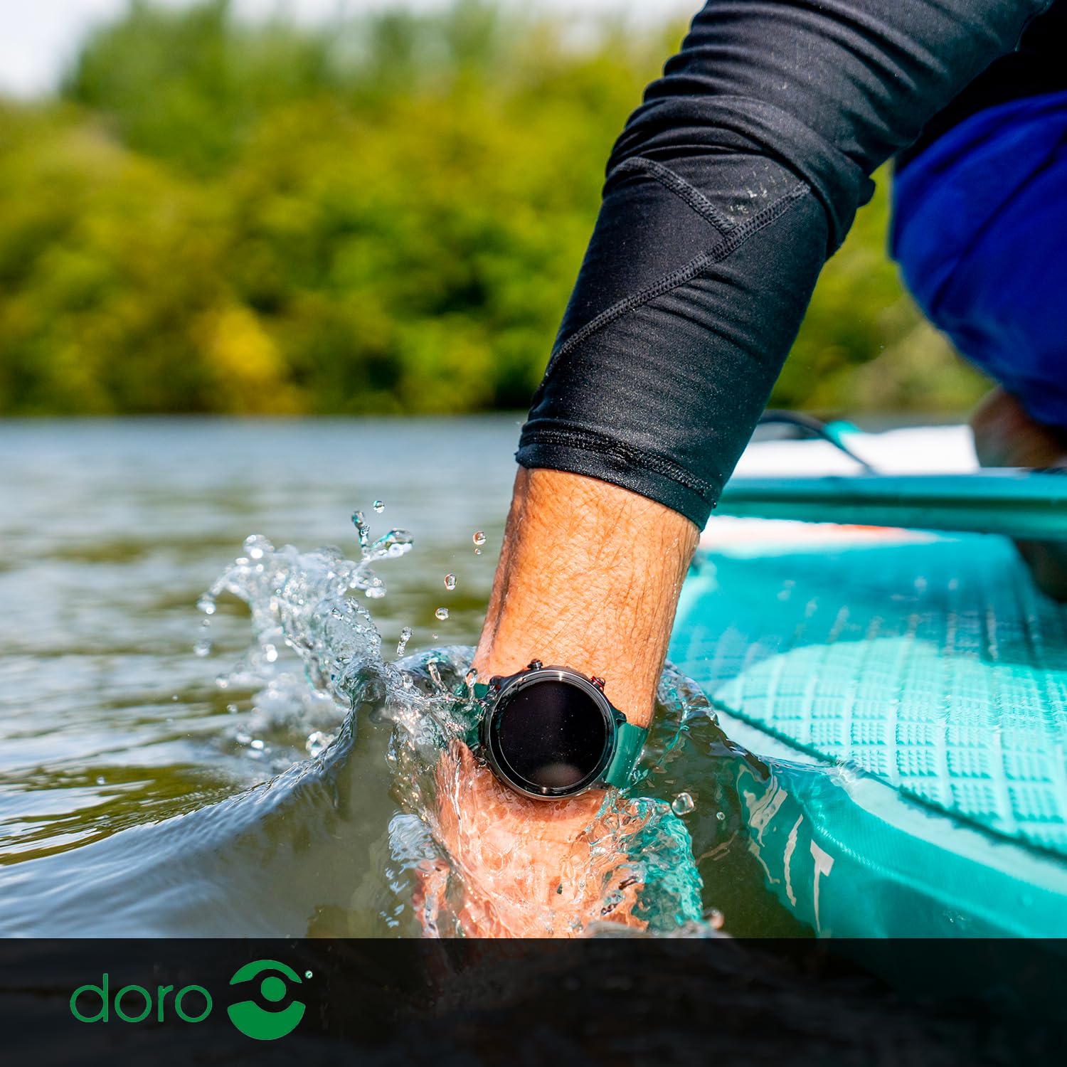 DORO SMART WATCH BLACK GREEN
