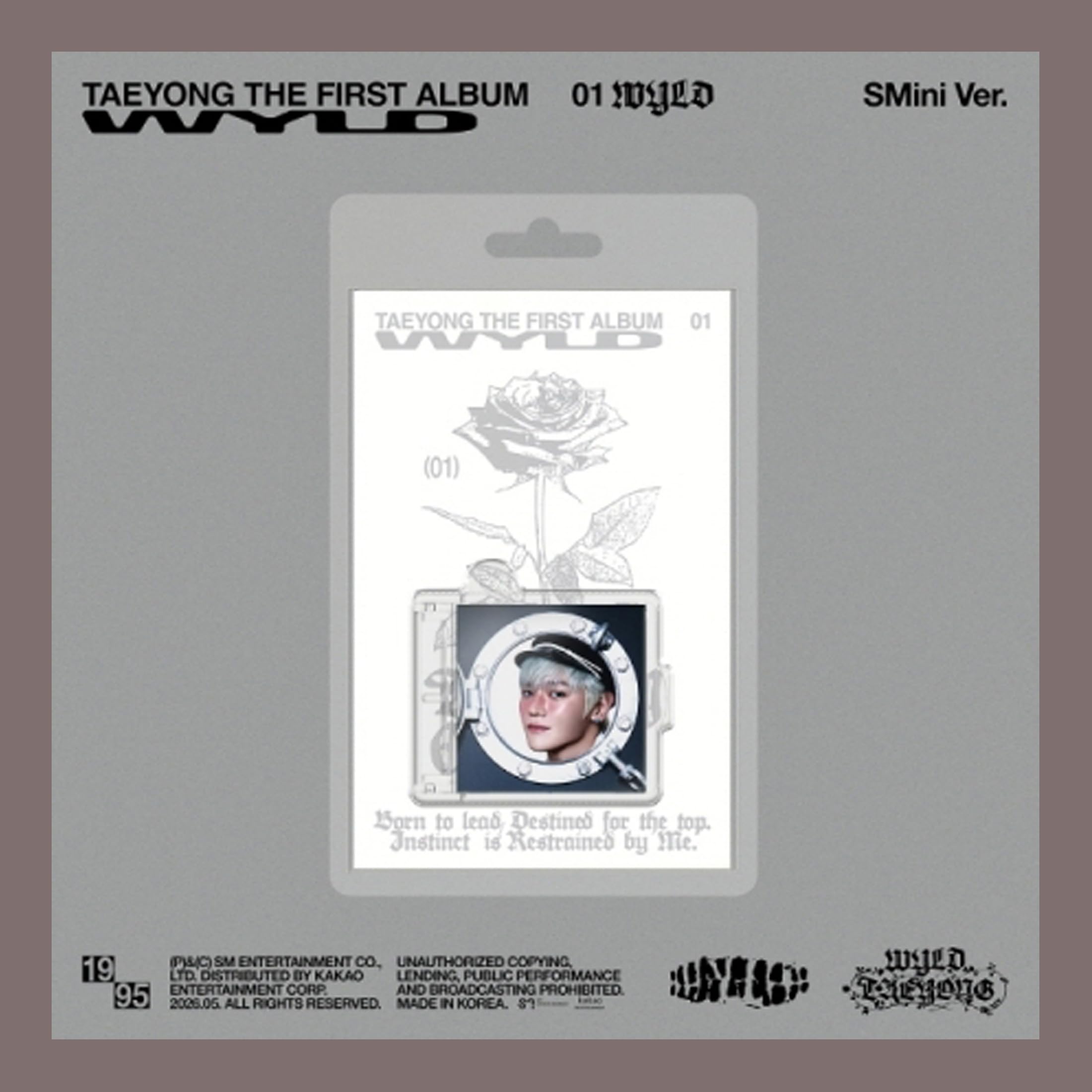 Álbum NCT TAEYONG WYLD versión SMini con conexión digital NFC para smartphone