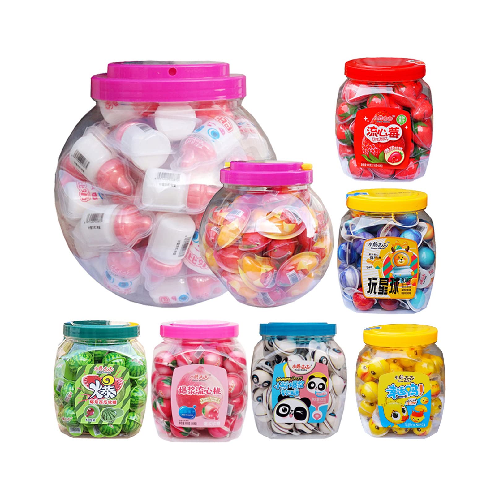 Amazon | Deer Da Da 50個グミ 地球グミ 果汁グミ ぐみ - 新スイカグミ  