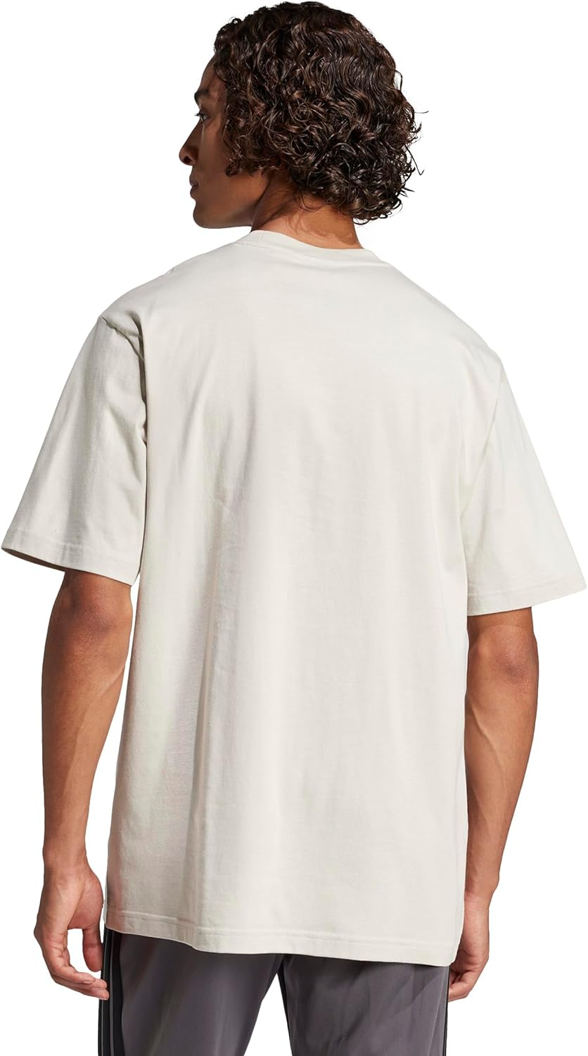 Adidas Mens Essentials Linear Single Jersey T-Shirt - Image 3