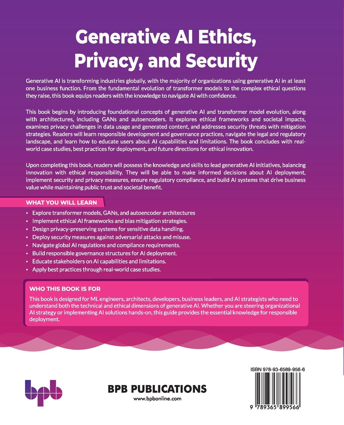Generative AI Ethics, Privacy, and Security: A guide to generative AI, its ethical considerations, privacy measures, security strategies, and approaches (English Edition) (AI All-in-One Series)