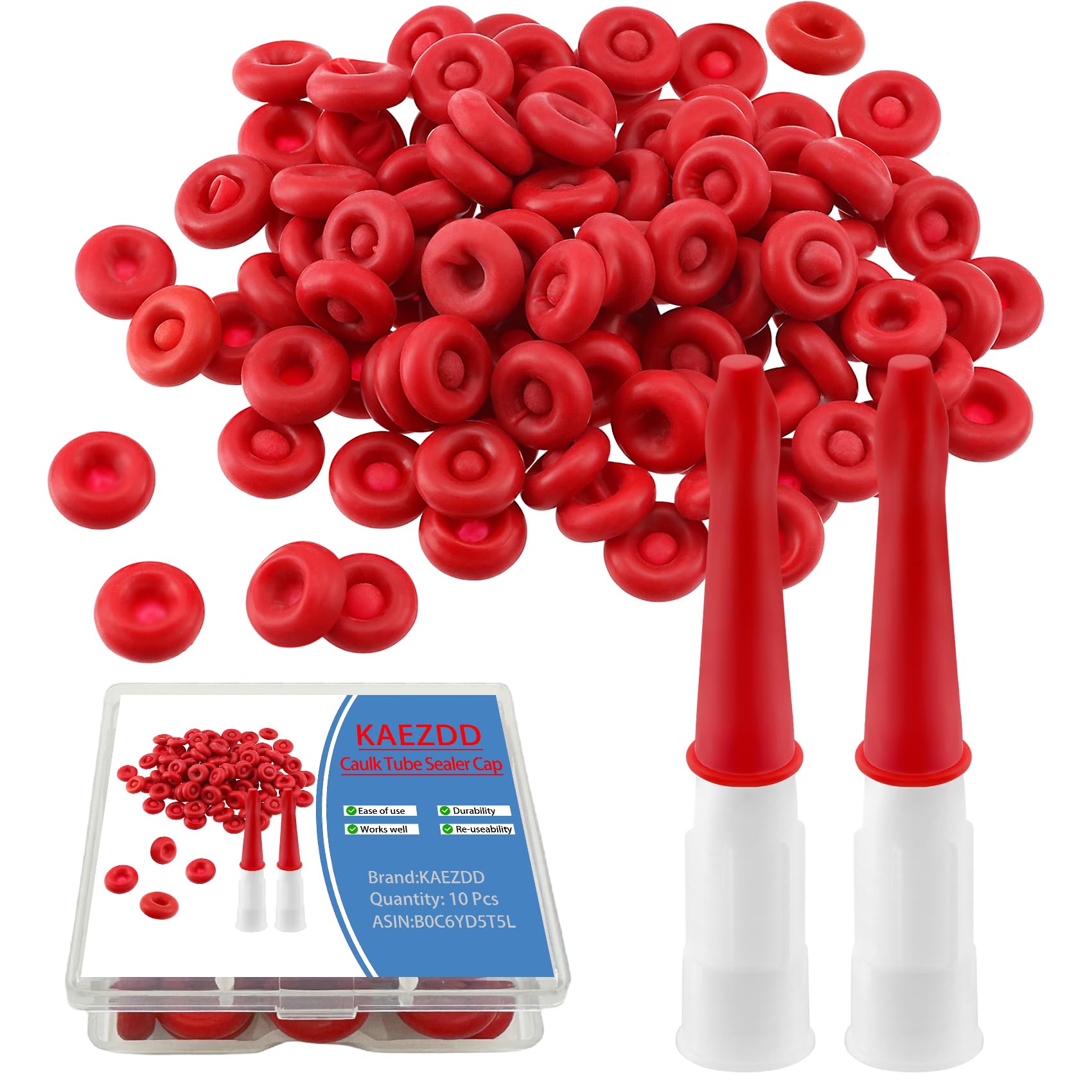 Caulk Tube Sealers - Keep Sealant Fresh! -10 Caulk Tube Sealers - Keep Sealant Fresh! -10