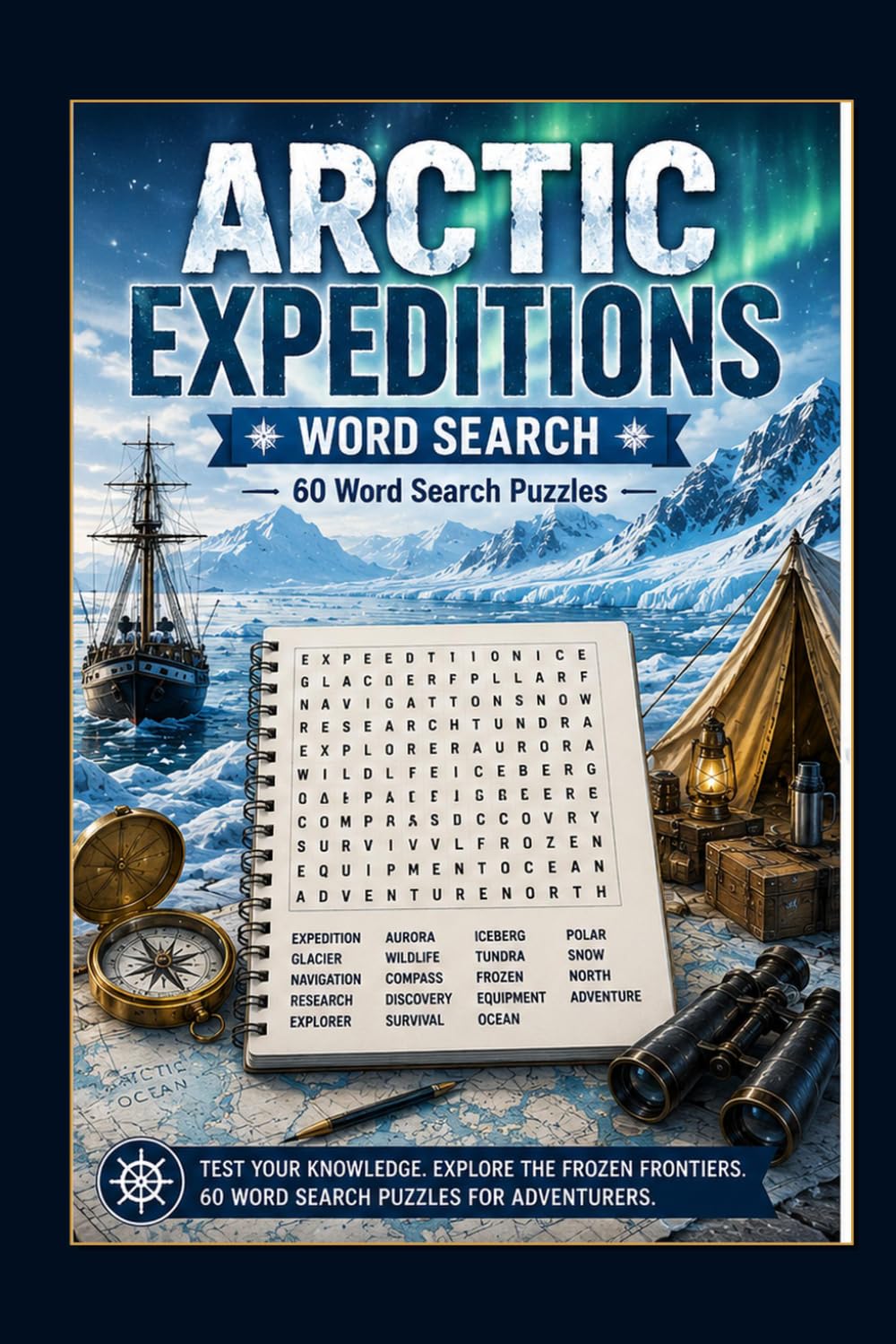 Arctic Expeditions Word Search 60 Word Search Puzzles: |6x9 Inches, 120 Pages | 60 word search Puzzles | Solutions Included|