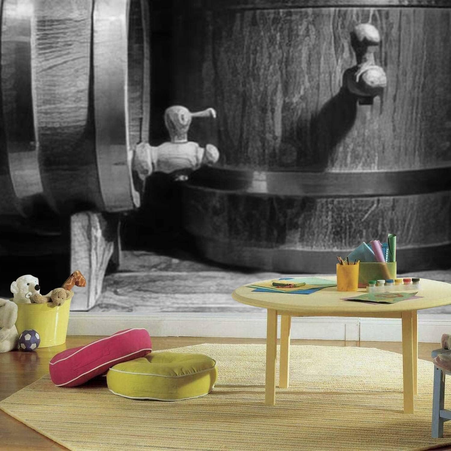 Papel Pintado Mural 3D Autoadhesivo Grifo De Grano De Madera Abstracto Arte De Pared Para Habitación De Niños, Restaurante, Bar, Tienda, Sala De Estar, Dormitorio, Decoración De Carteles -204032093028
