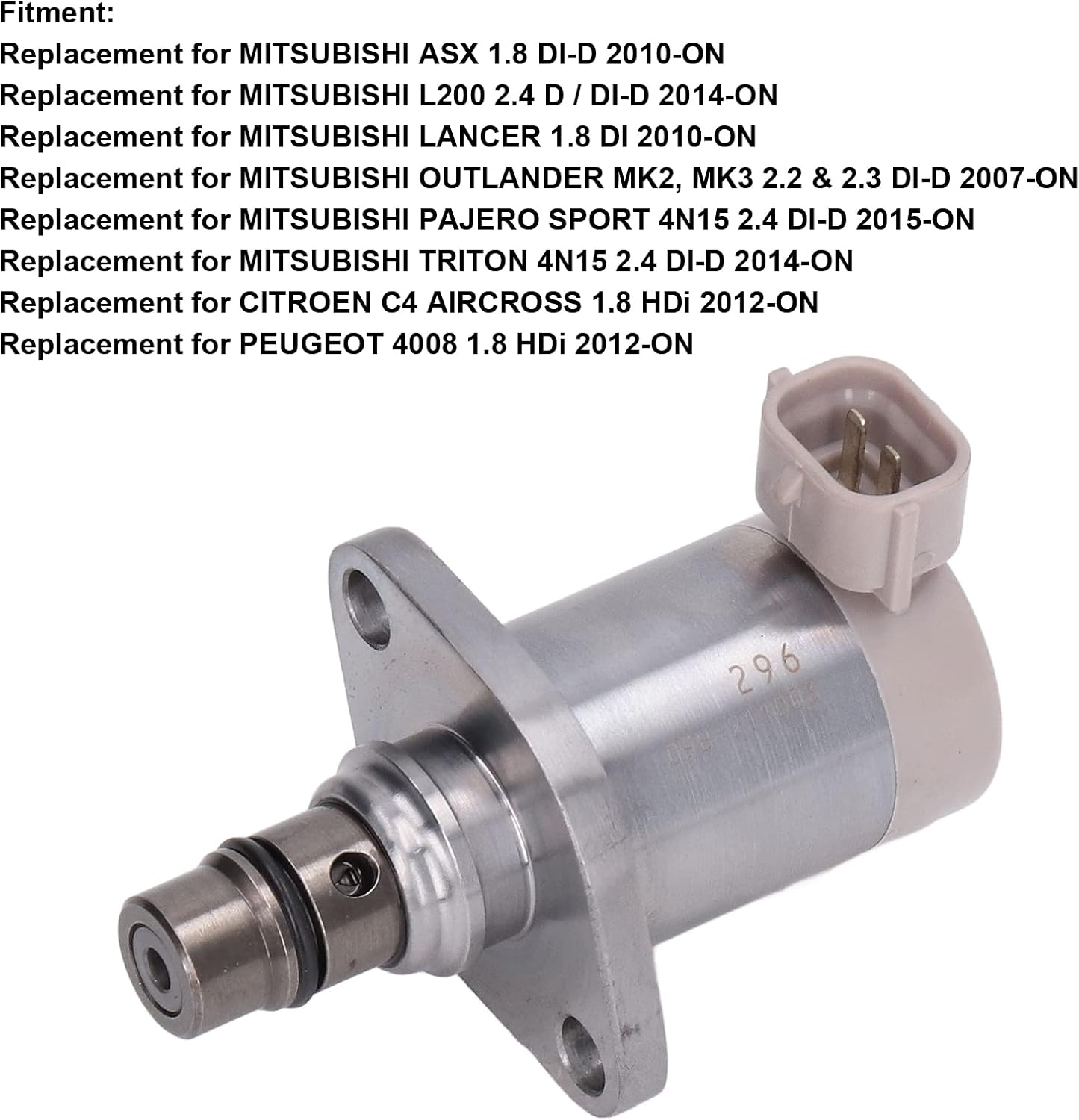 Premium Quality Fuel Pump Pressure Regulator Suction Valve for Multiple Vehicles Ensuring Normal Fuel Pressure Easy Installation Fuel Pressure Control Valve Automotive Fuel System Accessory