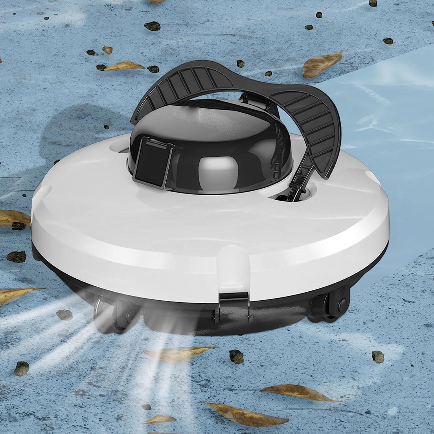 Bezprzewodowy robot basenowy w pełni automatyczny 120 min baterii 5200mAh Li-Ion 100m² Odkurzacz do podłogi basenu Odkurzacz basenowy