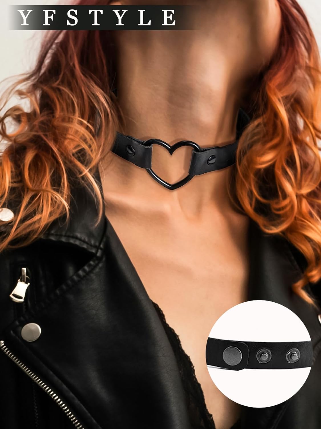 yfstyle Black Choker Necklaces Set: Adjustable Black Velvet Chokers for Women Gothic Accessories - Image 3