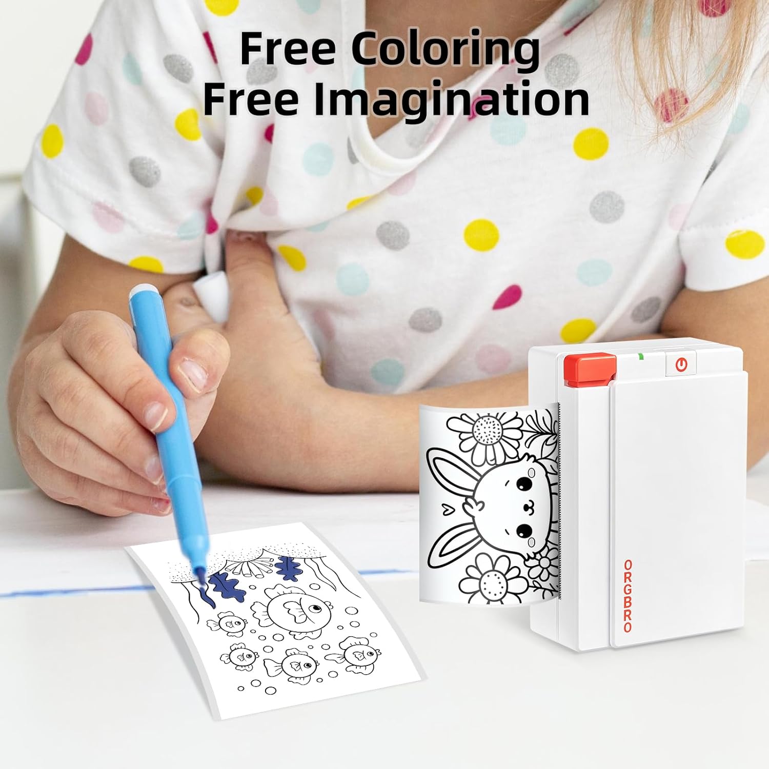 ORGBRO White Self-Adhesive Thermal Paper, Sticker Paper for X3/Z3 Portable Sticker Printer, Black on White, Mini Printer Paper for Journal, Photos, Study Notes - 80mm × 3m per Roll, 3 Rolls - Image 5