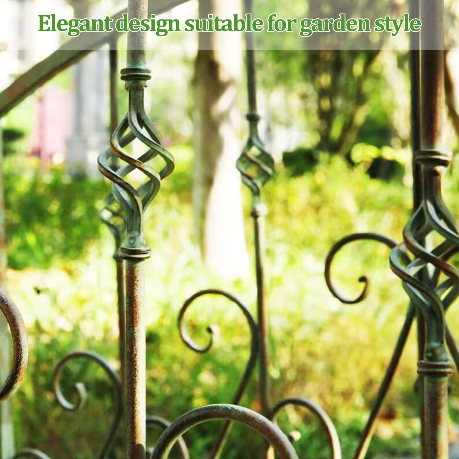 Ponte ad arco in metallo per giardino, ideale per esterni e paesaggi | Ponte ad arco decorativo per giardino, prato e vialetto, facile da montare