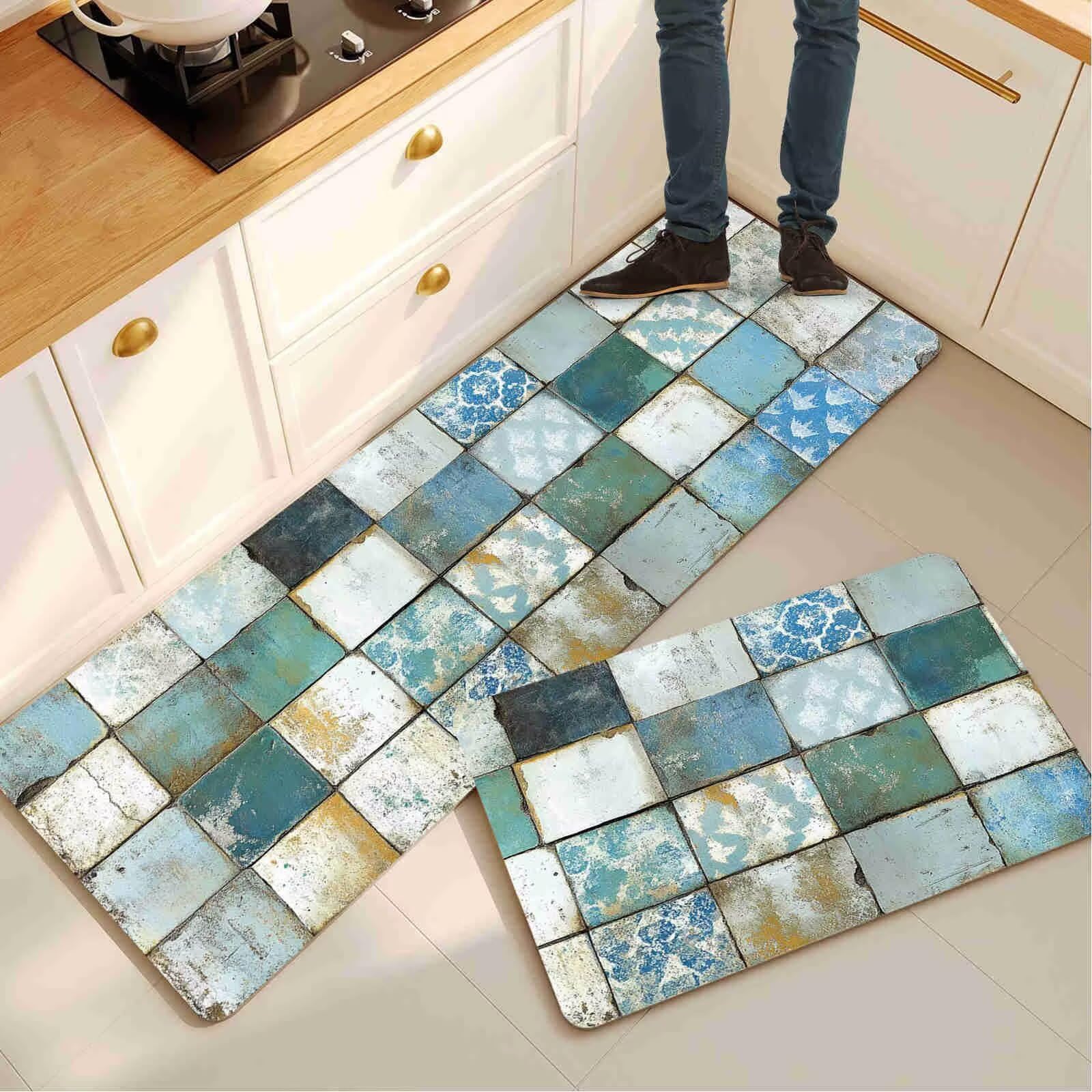 Alfombras de cocina lavables para mantener limpio y seguro el suelo de tu cocina o zona de lavadero
