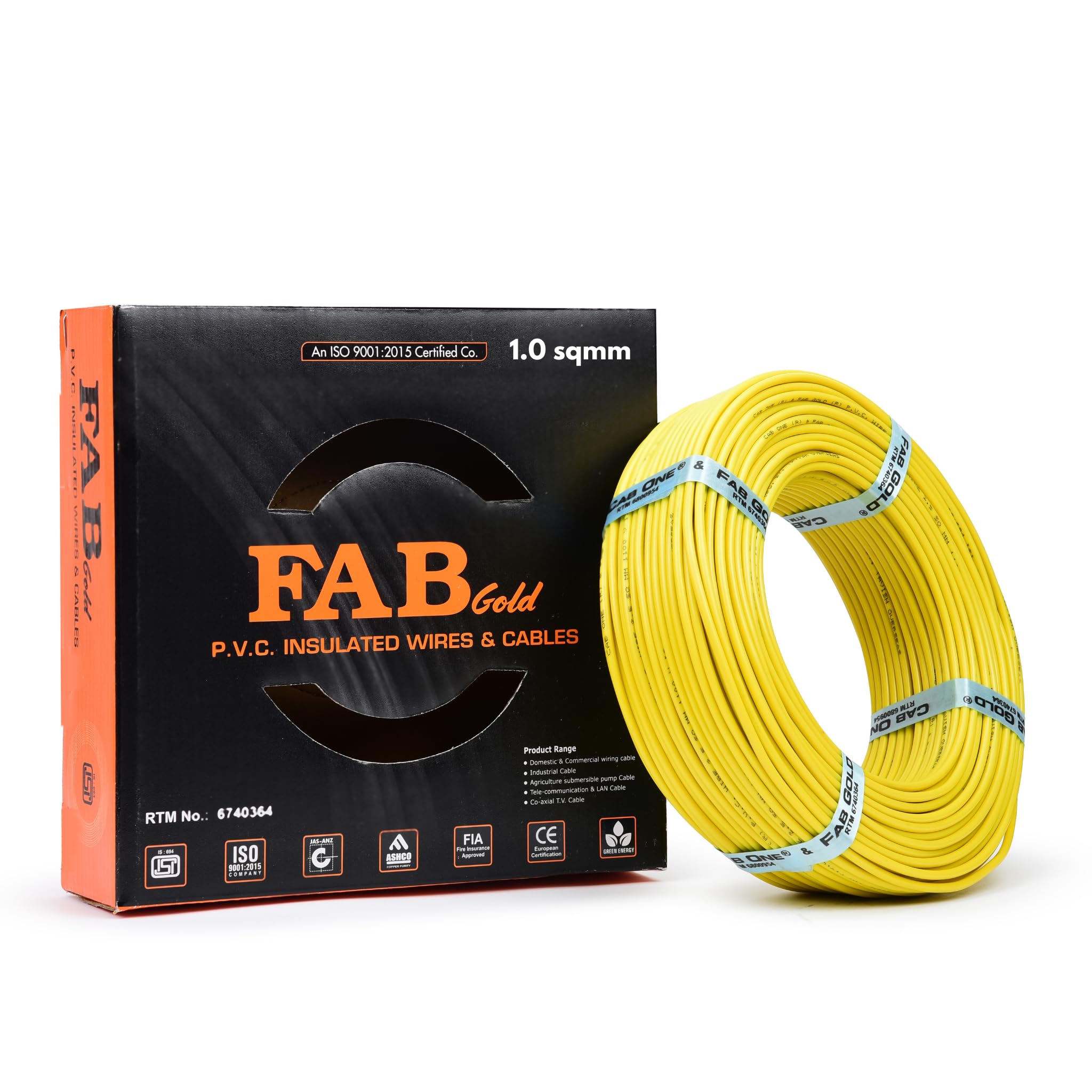KRIPA Red Electrical Wire - 90m, FR PVC, Pest Protection -23